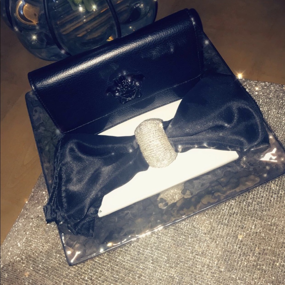 PALAZZO EVENING BAG WITH CHAIN